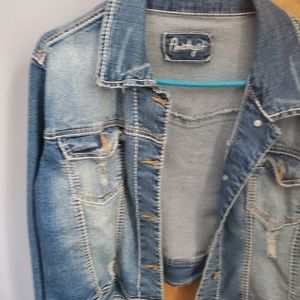 Distressed Short Jean Jacket